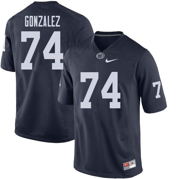 NCAA Nike Men's Penn State Nittany Lions Steven Gonzalez #74 College Football Authentic Navy Stitched Jersey SYZ3198KA